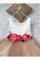 Tüll A-Line Ärmellos Blumenmädchenkleid mit Gürtel mit Schmetterlingsknoten - Bild 2