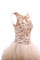 Strand Klassisches Bescheidenes Formelles Sittsames Brautkleid mit Perlen - Bild 5