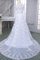 Ein Schulterfreies Reißverschluss Bodenlanges Brautkleid aus Spitze mit Perlen - Bild 2