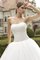 Tüll Duchesse-Linie Ärmellos Brautkleid mit Bordüre mit Applikation - Bild 2