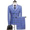 Männer Mode 5xl Klassische Anzüge Business Hochzeit Anzug Jacke + Weste + Hosen Kleid - Bild 1