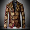 Blazer Jacke Anzug Mantel Mode Drucken Anzug Blume - Bild 3