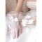 Organza Mit Bowknot Elfenbein Elegant|Bescheiden Brauthandschuhe - Bild 1