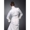 Taft Weiß Elegant|Bescheiden Perlenstickerei Bolero - Bild 2