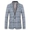 Boutique Neue Männer Casual Mode Business Mantel Karierten Anzug - Bild 3