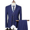 Hosen Jacke + Hose + Weste Streifen Blazer Drei-stück Anzug Business Casual - Bild 1