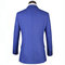 Anzüge Männer Mode Hohe Qualität Plaid Lager Royal Blau - Bild 3