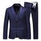 Tailor Blazer Jacke + Hosen + Weste 3 Stück Anzüge Für Männer Gentleman Hochzeit - Bild 4