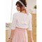 Taft Rosa Zeitlos Mit Bowknot Bolero - Bild 3