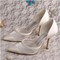 Vintage High Heels Frühling Sommer Tatsächliche Absatzhöhe 3.54 Zoll Hochzeitsschuhe - Bild 1