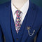 Bräutigam Casual Business Männer Anzug 3 Stück Formalen Anzug Slim Fit Einfarbig - Bild 4