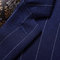 Hohe Qualität Männlichen Männer Blazer Streifen Herren Anzüge Bräutigam Smoking Anzug - Bild 5