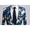 Anzüge Männer Anzug Koreanische Slim Fit Voller Hosen Blume - Bild 6