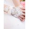 Spitze Mit Kristall Weiß Chic|Modern Brauthandschuhe - Bild 2