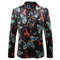 Jacke Blumendruck Mantel Mode Marke Männer Blazer - Bild 6