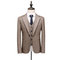 Blazer Set 3 Stücke Hochzeit Anzug Bräutigam Plaid Anzüge Herren - Bild 2