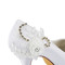 Plateau Höhe 0.59 Zoll Plattform Schick High Heels Hochzeitsschuhe - Bild 5