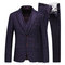 Tailor Blazer Jacke + Hosen + Weste 3 Stück Anzüge Für Männer Gentleman Hochzeit - Bild 5