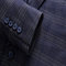 3 Stücke Plaid Herren Anzüge One Button Formalen Geschäfts - Bild 6