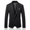 Männliche Blazer Jacke Mode Boutique Business Zugeknöpft Mantel - Bild 1