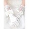 Satin Mit Bowknot Weiß Elegant|Bescheiden Brauthandschuhe - Bild 2