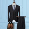 Hosen Jacke + Hose + Weste Streifen Blazer Drei-stück Anzug Business Casual - Bild 3
