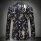 Herren Phantasie Floral Blazer Masculino Herbst Party - Bild 2