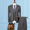 Hohe Qualität Männlichen Männer Blazer Streifen Herren Anzüge Bräutigam Smoking Anzug - Bild 2