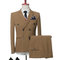 Mode Anzug Blazer + Hosen Einfarbig Jacke Mantel Hosen Herren Business - Bild 1