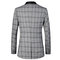 Kleid Plaid Jacke Hochzeit Anzüge Blazer Slim Fit - Bild 6