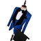 Männer Blazer Plus Euro Größe Formale Blau 3 Stück Anzüge Mit Hose Weste - Bild 2