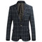 Mode Gitter Neue Männer Casual Anzug Business Plaid - Bild 1
