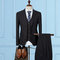 Hohe Qualität Männlichen Männer Blazer Streifen Herren Anzüge Bräutigam Smoking Anzug - Bild 4