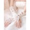 Satin Spitze Saum Elfenbein Elegant|Bescheiden Brauthandschuhe - Bild 1