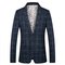 Boutique Neue Männer Casual Mode Business Mantel Karierten Anzug - Bild 5