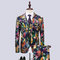 Groomsmen Neueste Designs Dünne Anzug Gedruckt Smoking Mode - Bild 2