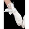Satin Mit Kristall Weiß Elegant|Bescheiden Brauthandschuhe - Bild 2
