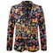 Jacke Blumendruck Mantel Mode Marke Männer Blazer - Bild 1