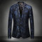 Plus Größe Männer Blazer Asiatische Anzug Jacke Slim Fit Neue Blazer Mode - Bild 1