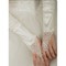 Taft Mit Luxuriös Kristall Weiß Brauthandschuhe - Bild 1