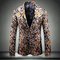 Floral Anzug Asiatische Jacken Mode Gedruckt Neue Männlichen - Bild 3
