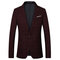 Männer Anzug Blazer Casual Männlichen Wein Rot Größe M-5xl Plaid - Bild 1