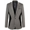 Blazer Slim Fit Casual Polyester Grau Frühling Für Männer - Bild 1