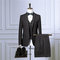 Mode Anzüge Plaid Blazer Hosen 3 Stück Anzug Casual Business Weste - Bild 3