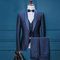 Hochzeit Smoking Luxus 3 Stücke Casual Jacke + Weste + Hosen Anzug Herren Anzüge - Bild 1