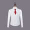 Weiß 3 Stück Striped Print Anzug Business Herren Anzüge Blazer Bräutigam Smoking Anzug - Bild 3