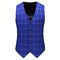 Asiatischen Jacke + Weste + Hose Blazer Herren Anzüge Für Hochzeit Herren Anzüge Plaid - Bild 3