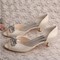 Vintage Tatsächliche Absatzhöhe 1.97 Zoll Winter Brautschuhe - Bild 1