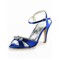 High Mit Satin Open-toed Fine Mit Brautschu - Bild 1