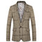 Boutique Neue Männer Casual Mode Business Mantel Karierten Anzug - Bild 1